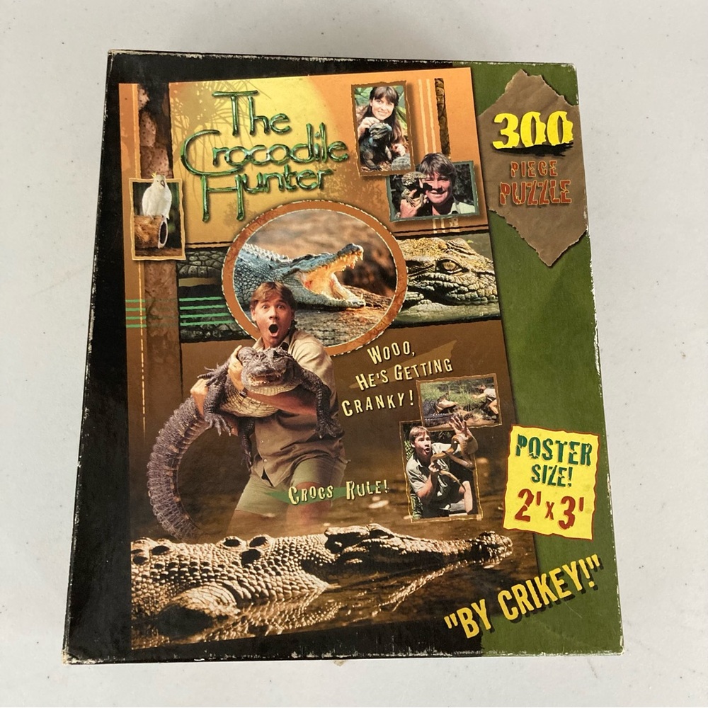 The Crocodile Hunter Steve Irwin of Australia 300 Pc Jigsaw Puzzle Poster Size